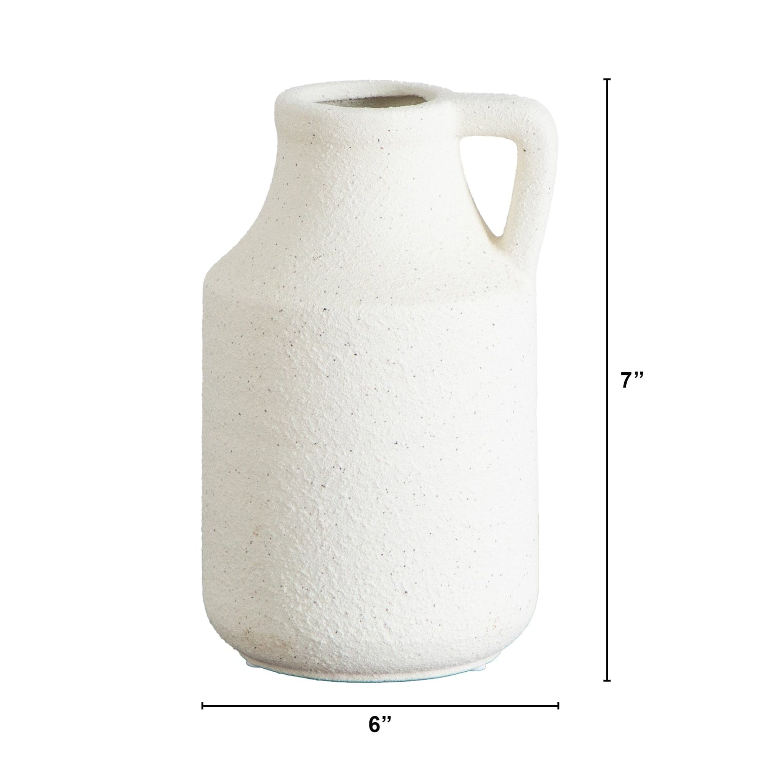 7" Textured Handmade Vase