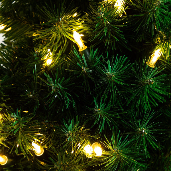 7' Pre-Lit Artificial Cactus Christmas Tree with 500 Micro LED Lights