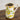 7.5” Lemon Print Ceramic Rustic Jug Vase