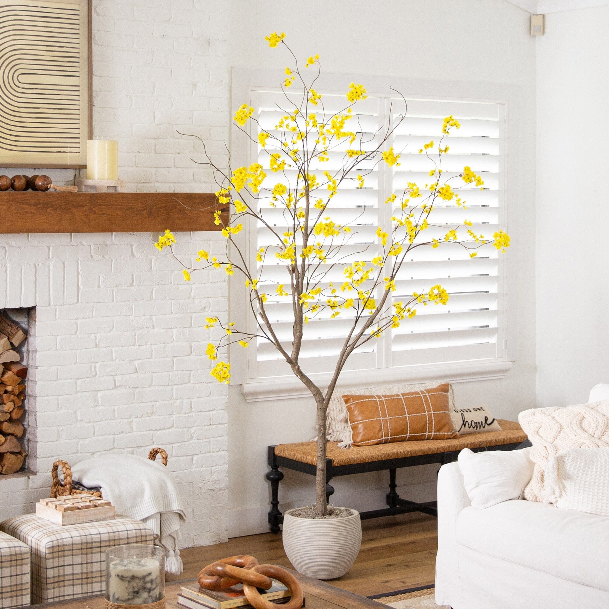 8' Artificial Bellflower Tree | Nearly Natural