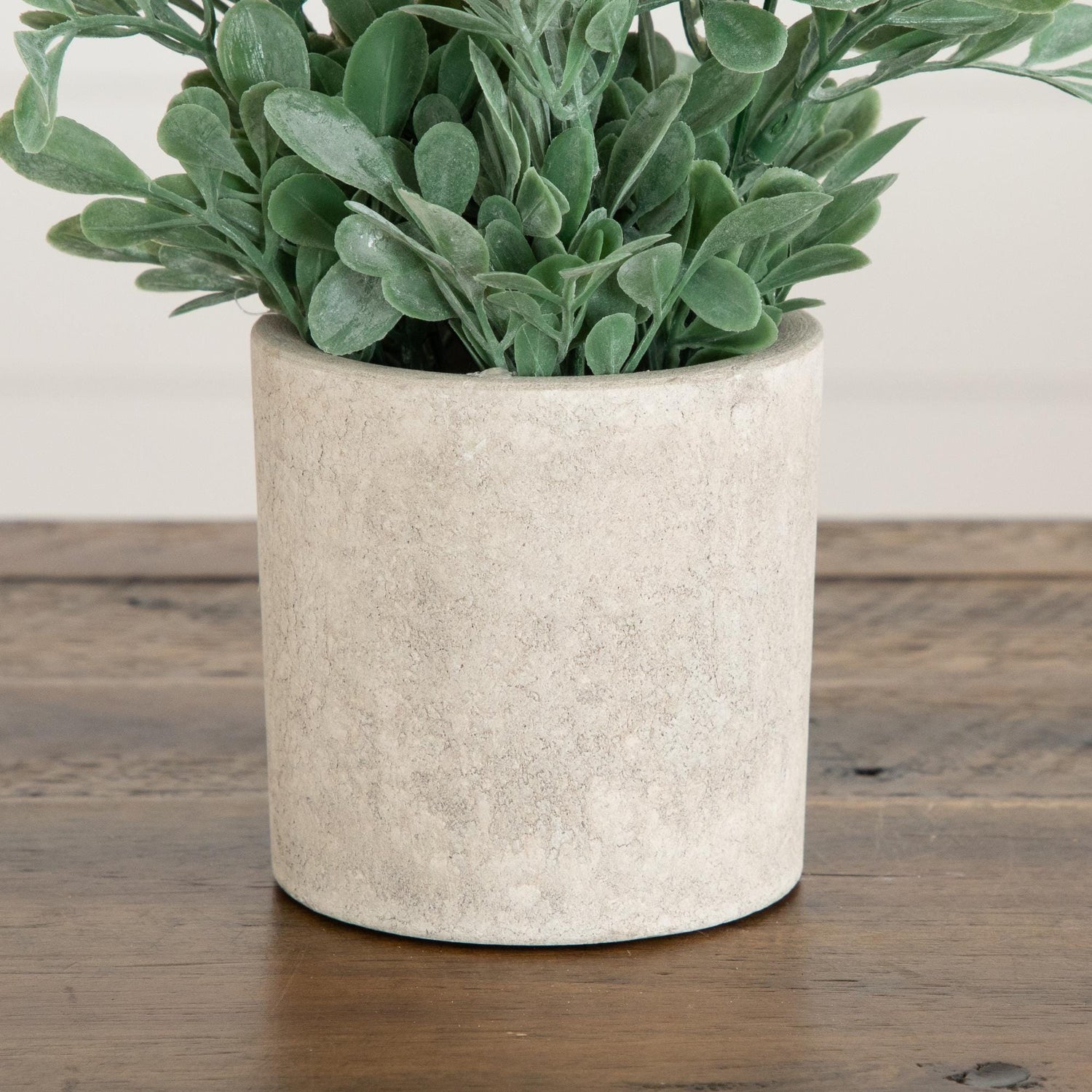 8" Artificial Boxwood in Decorative Planter - Set of 2
