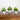 8” Artificial Lush Flowering Plant in Rustic Flowers & Garden Planter -Set of 3