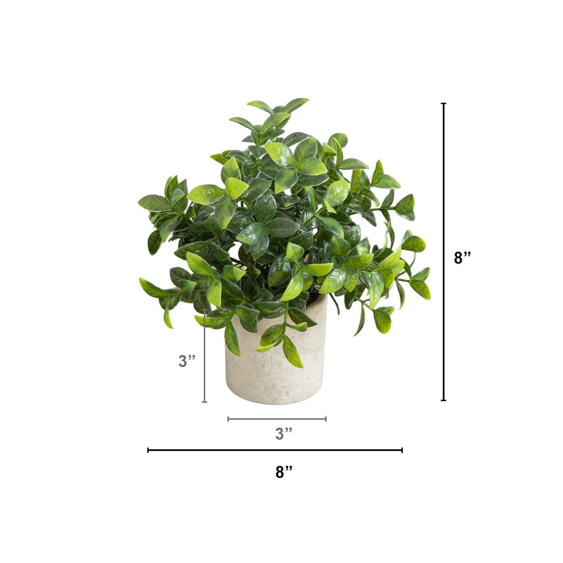 plant greenery 8” Artificial Mini Greenery Potted Plant