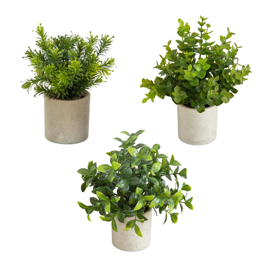 8” Artificial Mini Greenery Potted Plant