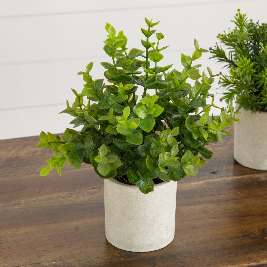 green potted plant 8” Artificial Mini Greenery Potted Plant