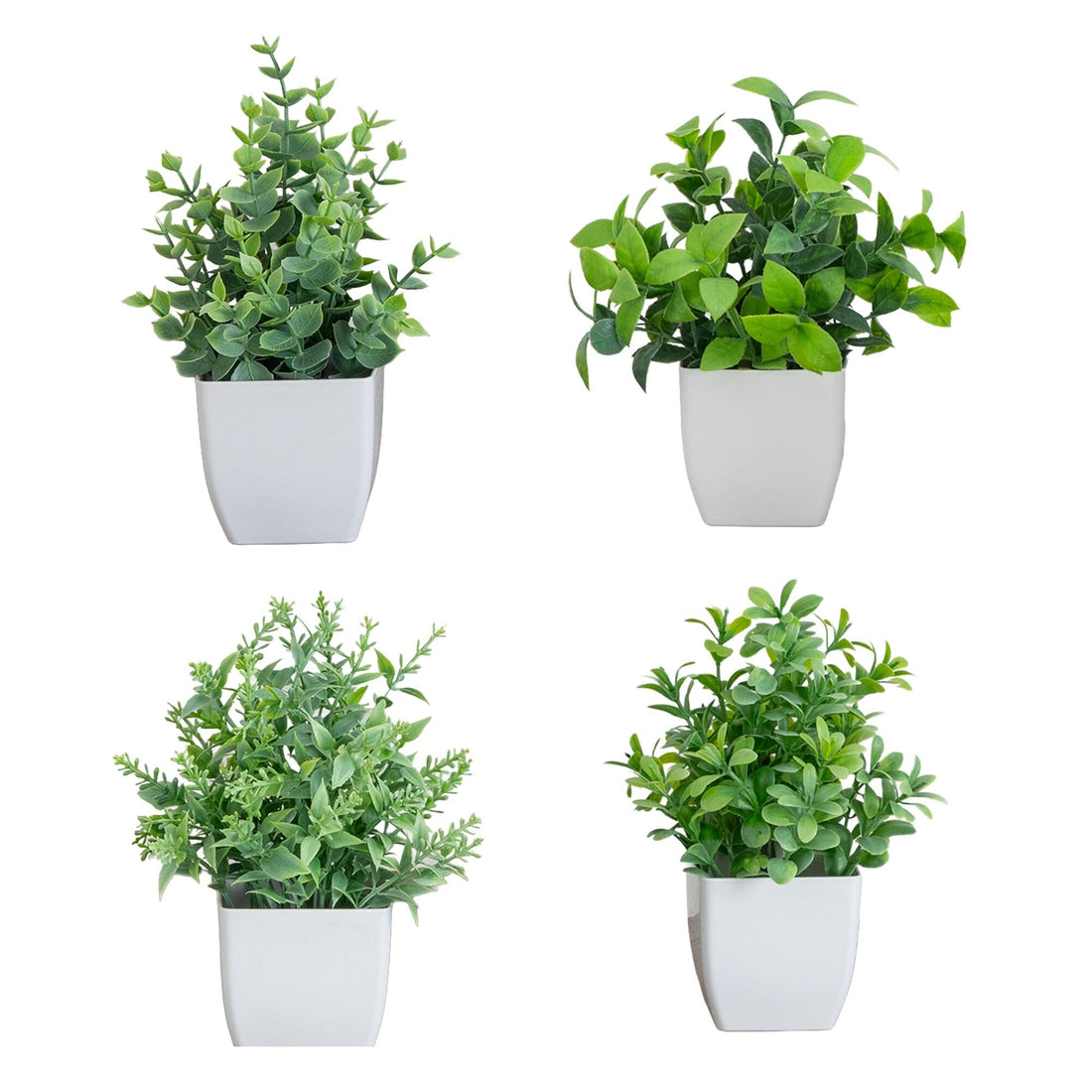 8” Artificial Mini Potted Plants