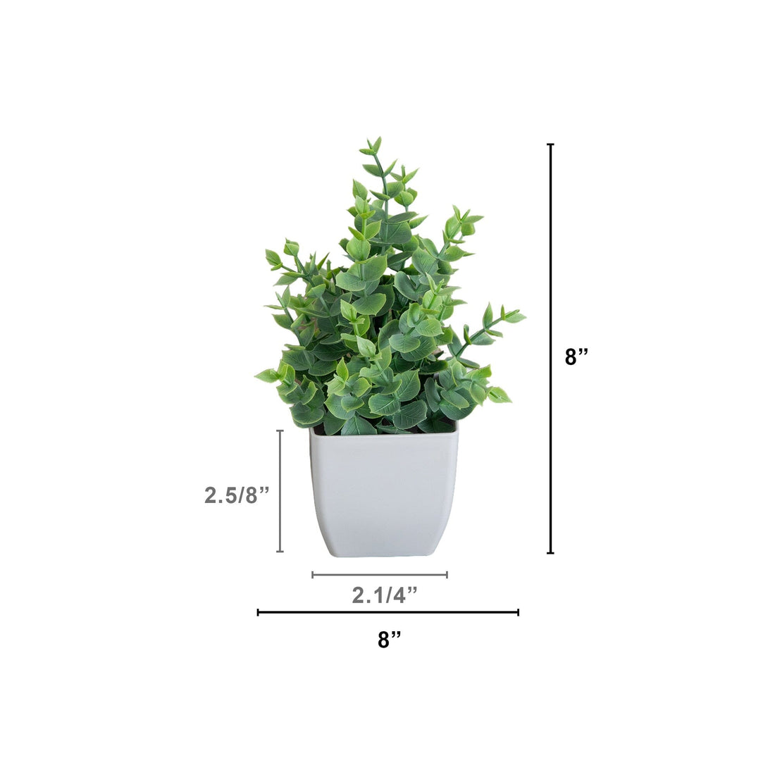 8” Artificial Mini Potted Plants