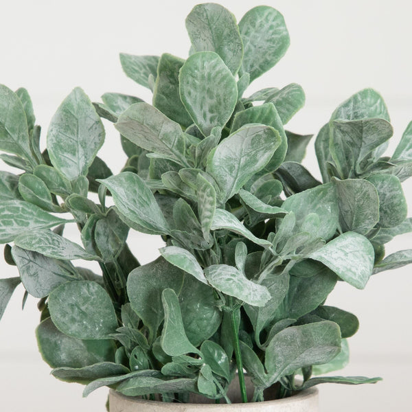 8" Artificial Mixed Eucalyptus Plant in Decorative Planter - Set of 3