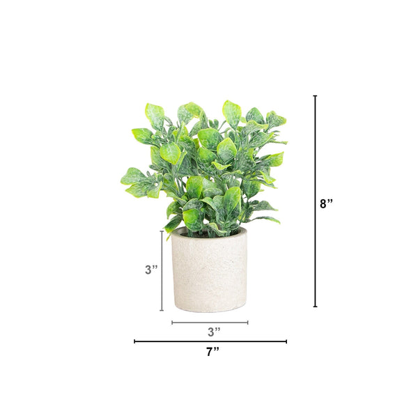 8" Artificial Mixed Plant in Decorative Planter - Set of 3
