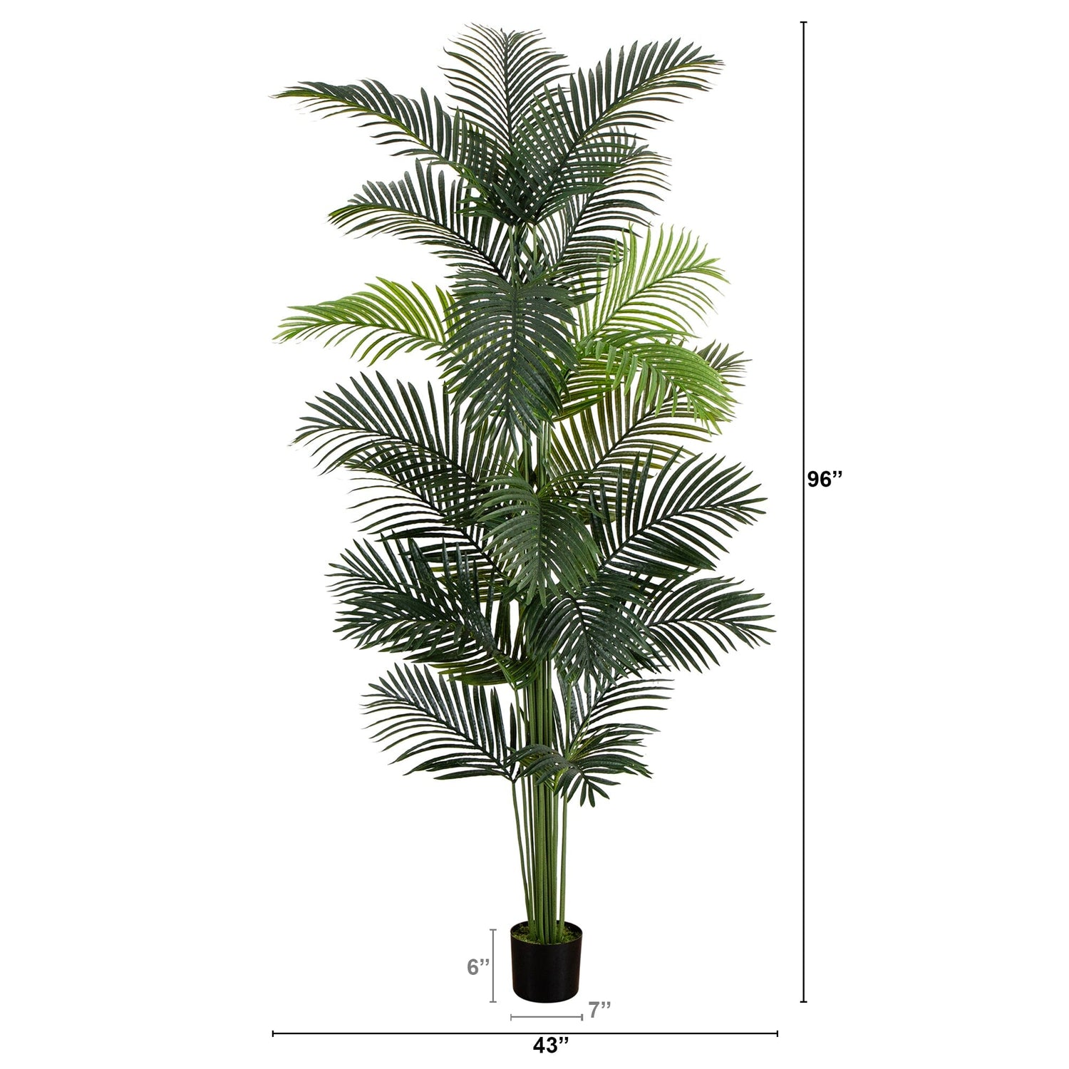 8’ Artificial Paradise Palm Tree