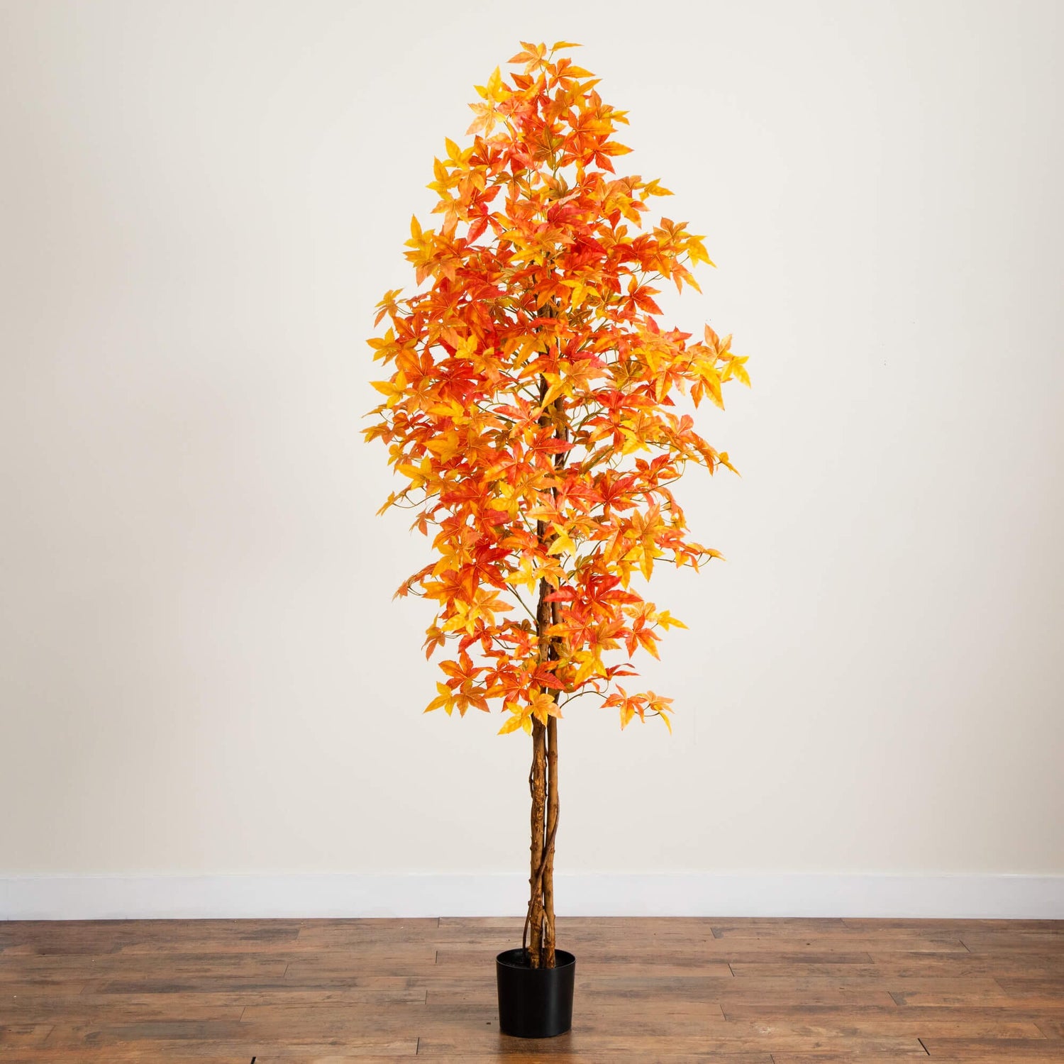 8' Autumn Deluxe Maple Artificial Fall Tree