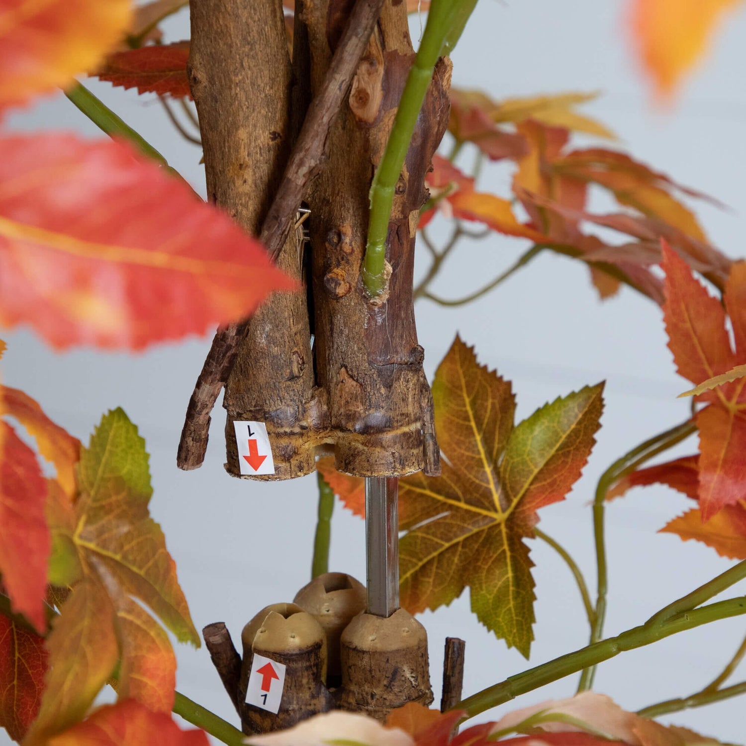 8' Autumn Deluxe Maple Artificial Fall Tree