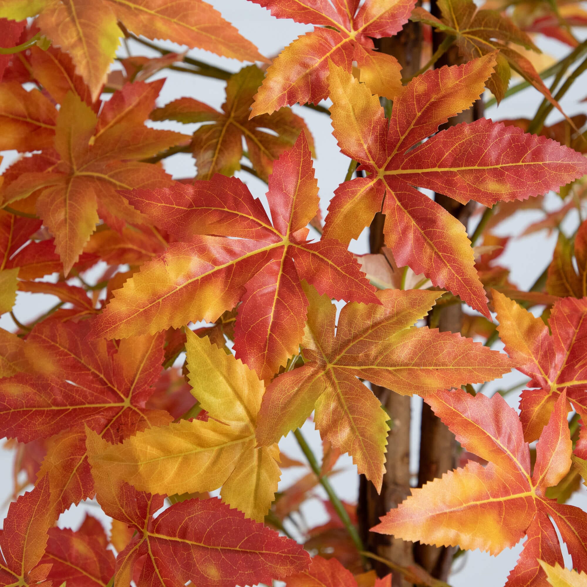 8' Autumn Deluxe Maple Artificial Fall Tree – Nearly Natural