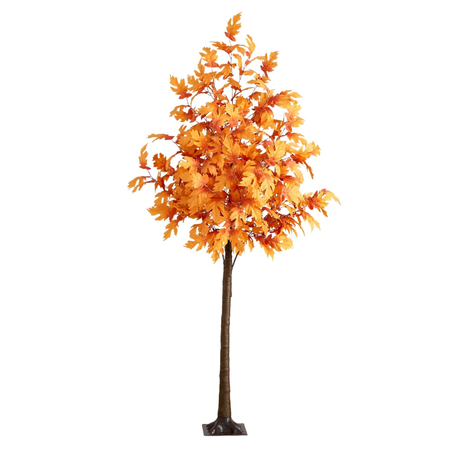 8' Pre-Lit Autumn Maple Artificial Fall Tree with 660 Warm White LED Lights