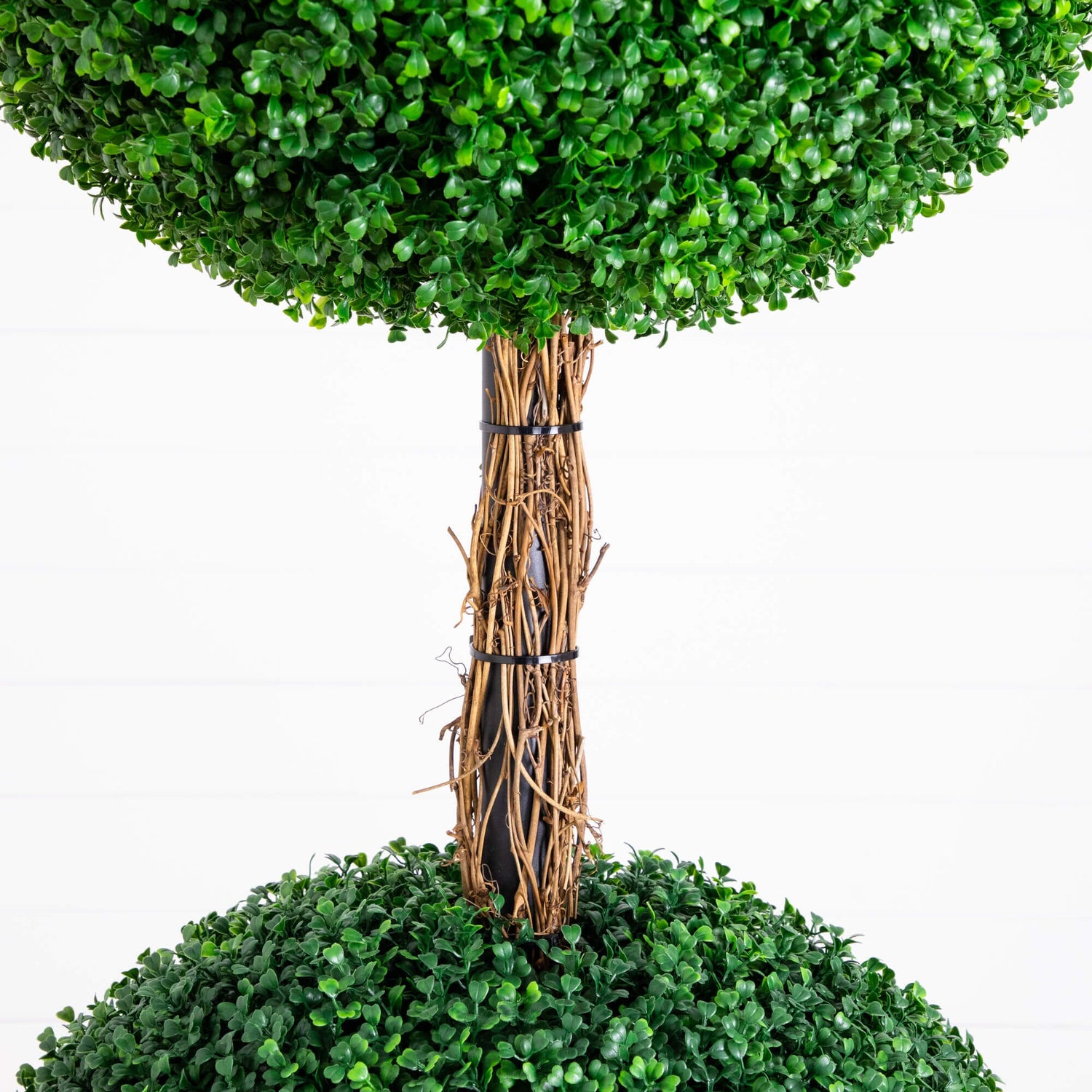 8' UV Resistant Artificial Triple Ball Boxwood Topiary Tree (Indoor/Outdoor)