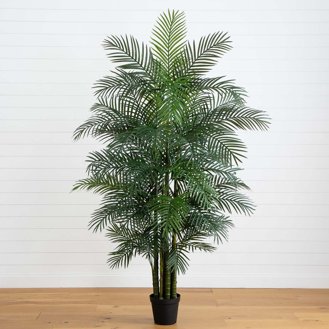 tropical indoor tree plants 8' UV Resistant Artificial Areca Palm Tree (Indoor/Outdoor)