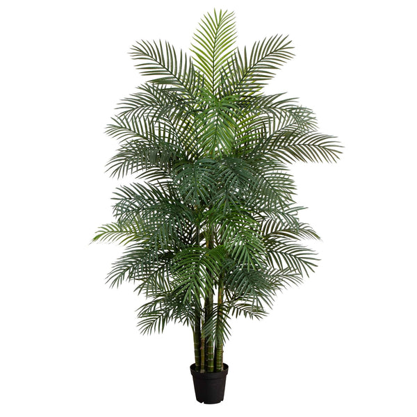 8' UV Resistant Artificial Areca Palm Tree (Indoor/Outdoor)