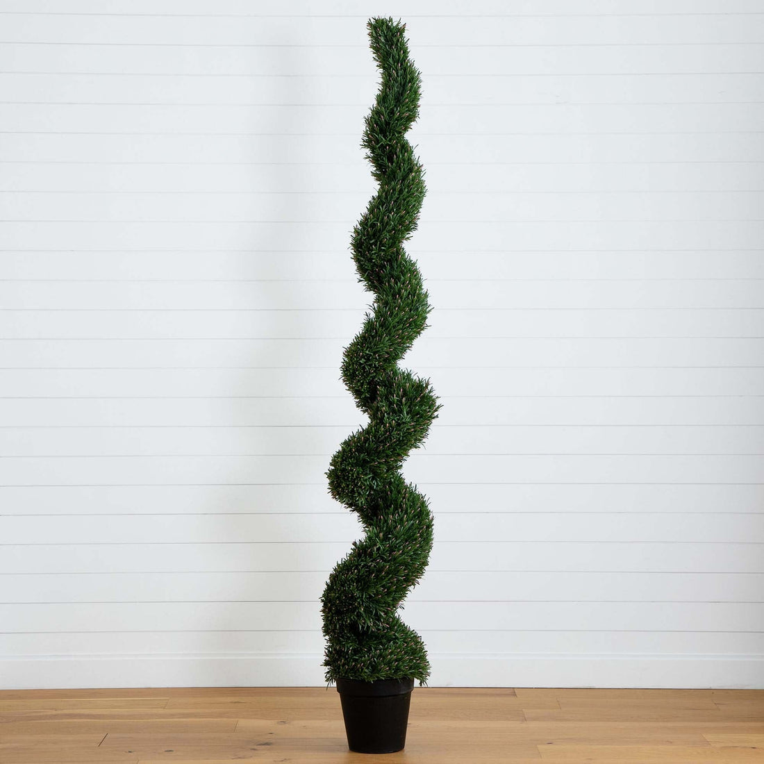 best indoor topiary plants 8' UV Resistant Artificial Rosemary Spiral Topiary Tree (Indoor/Outdoor)
