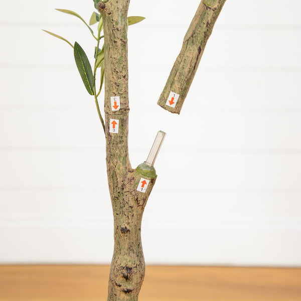 80" Artificial Airy Olive tree