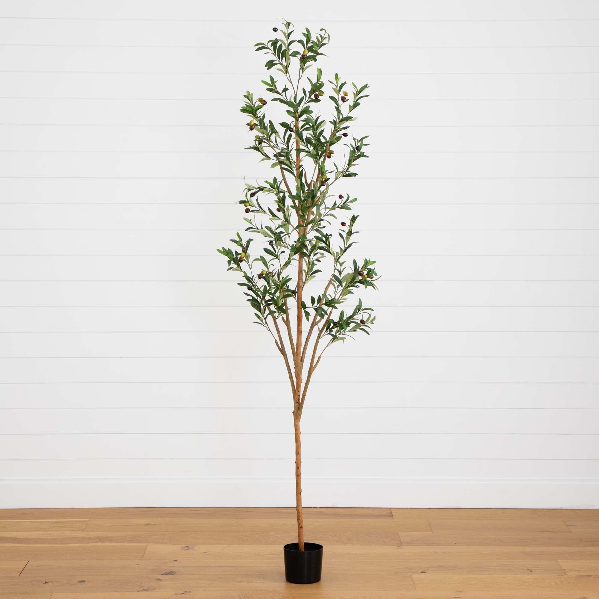 82” Artificial Olive Tree | Nearly Natural