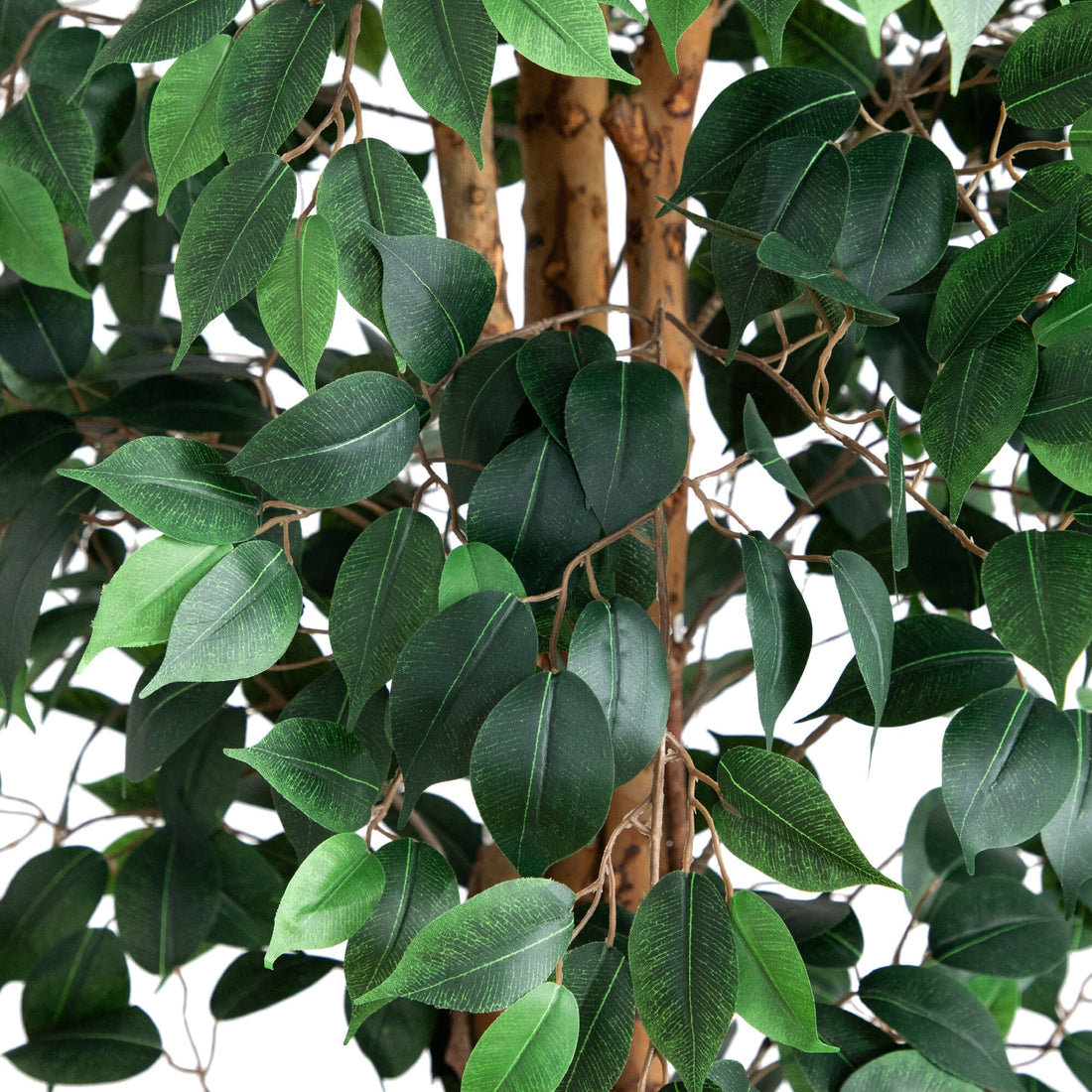 3ft Realistic Artificial Ficus Tree Plant Green Large Bushy Ficus 90cm – UK