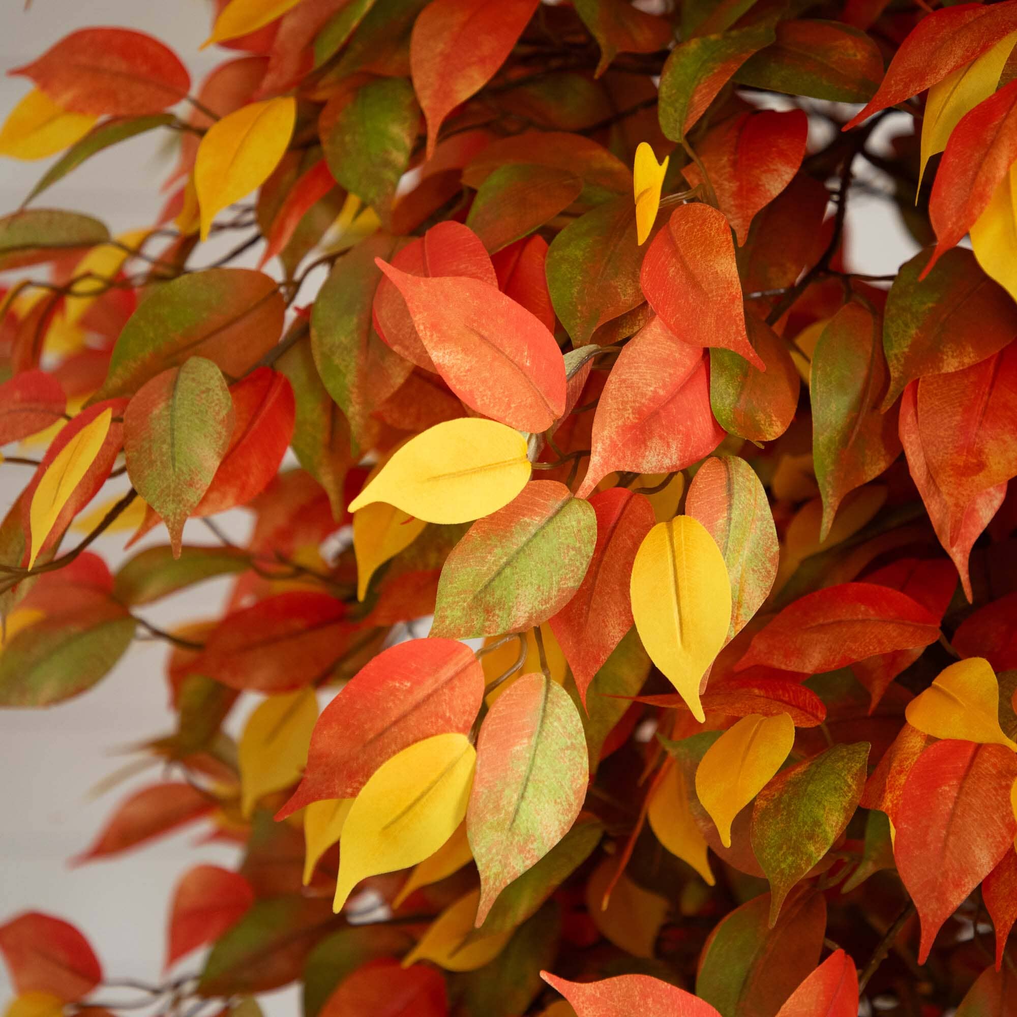 Fall Tree Ficus 9’ Autumn Ficus Artificial Fall Tree | Nearly Natural