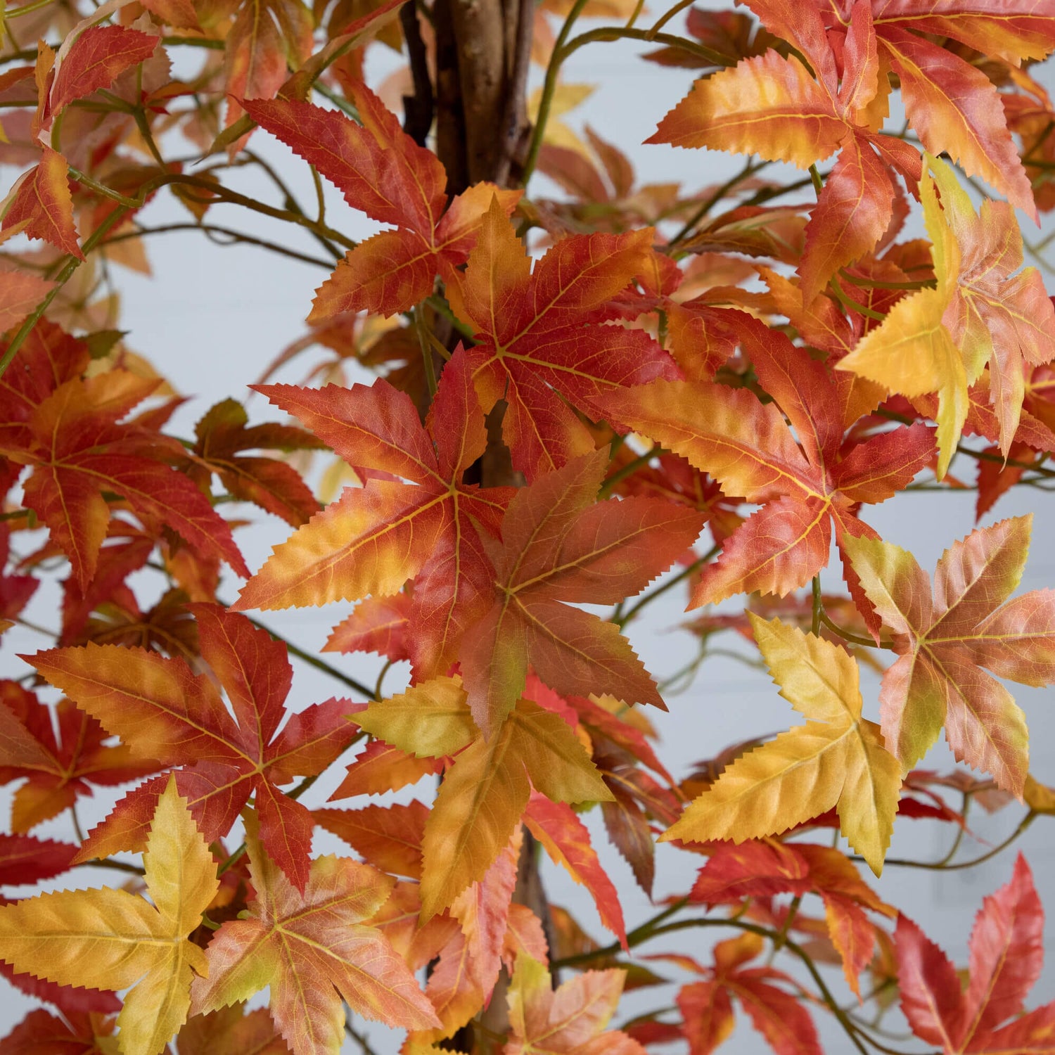 9' Autumn Deluxe Maple Artificial Fall Tree