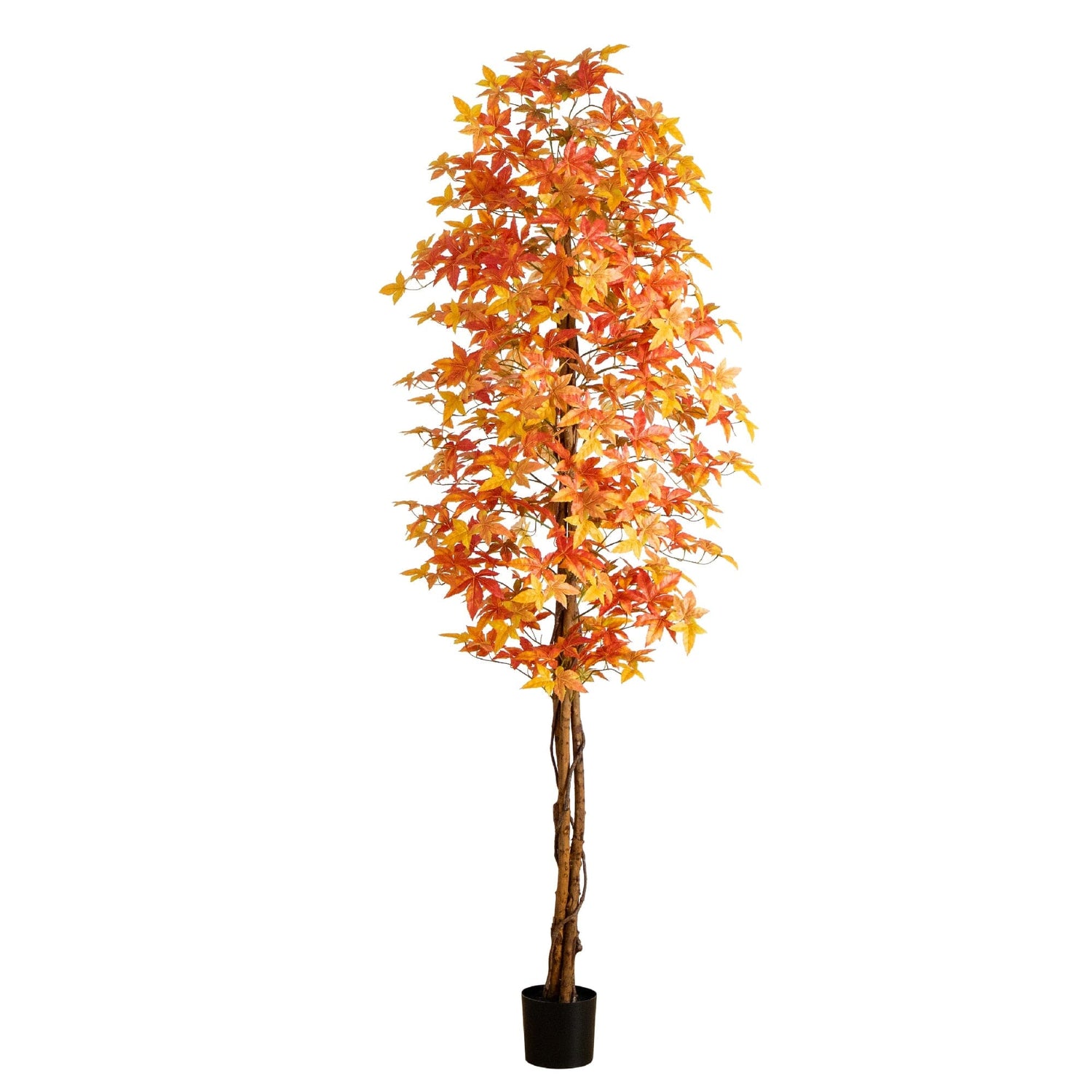 9' Autumn Deluxe Maple Artificial Fall Tree