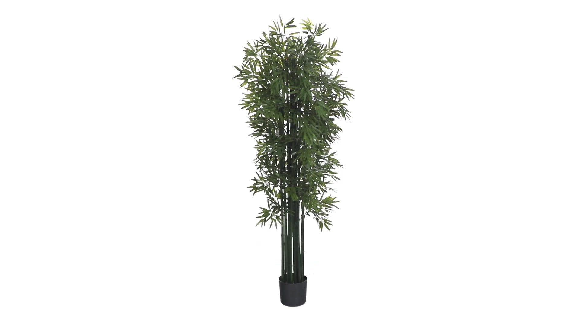 64” Bamboo Artificial Tree with Green Trunks UV Resistant (Indoor