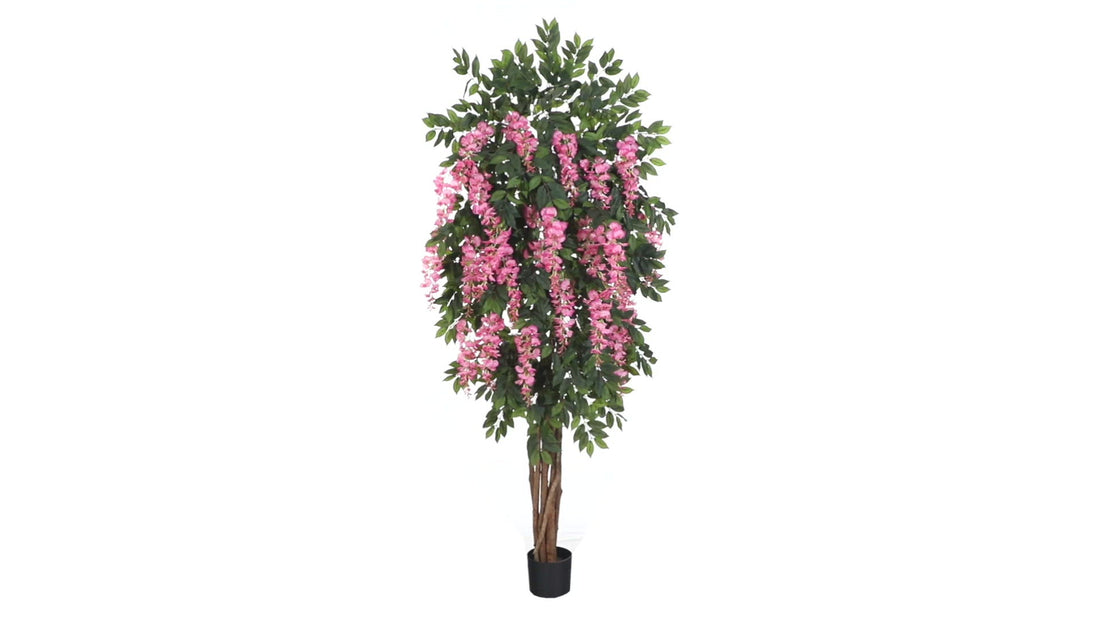 wisteria tree buy Nearly Natural 6.5ft. Wisteria Silk Tree