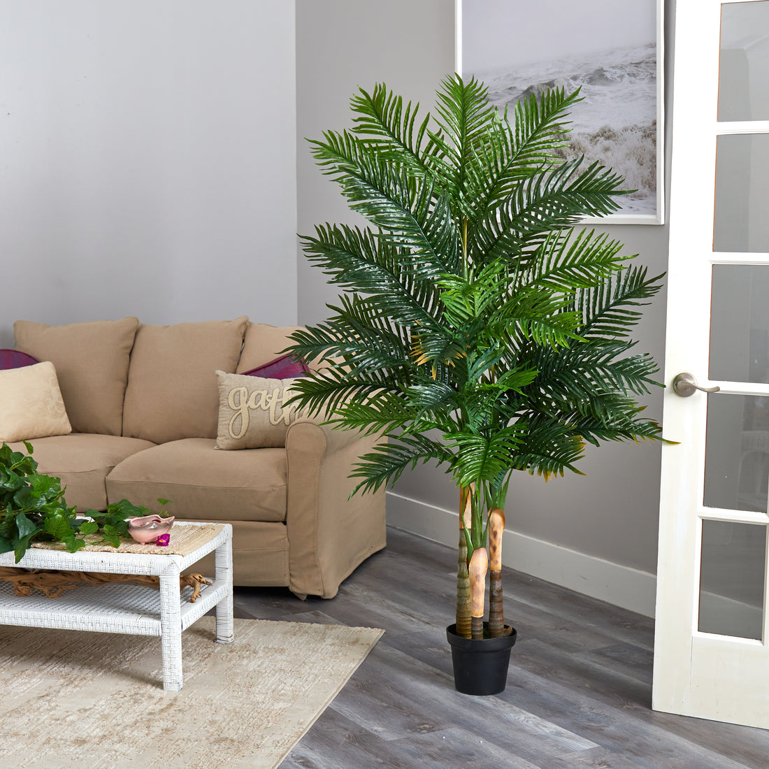 6ft. areca palm real touch tree by ashland 6' Areca Palm Artificial Tree (Real Touch)