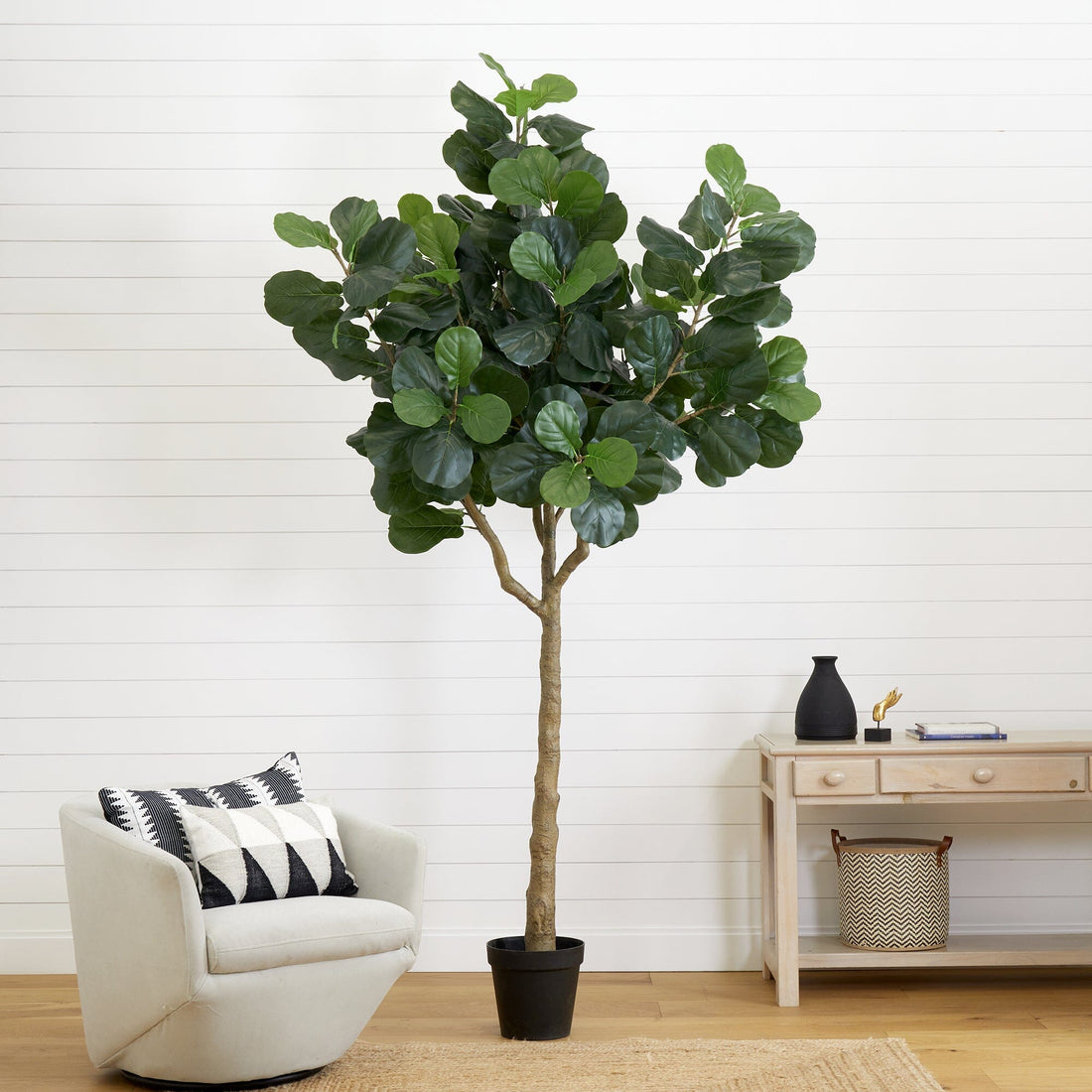 nearly natural 6 fiddle leaf fig tree 10' Artificial Fiddle Leaf Fig Tree