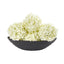 10” Artificial Hydrangea Balls (Set of 4) with Vase