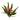 10” Bromeliad Artificial Flower (Set of 6)