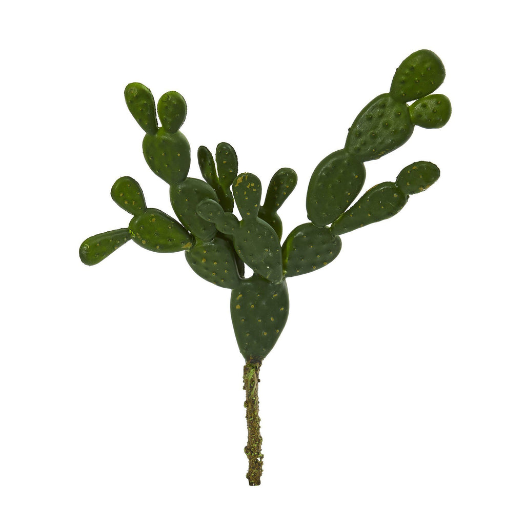 fake prickly pear cactus 10” Cactus Pick Artificial Plant (Set of 12)