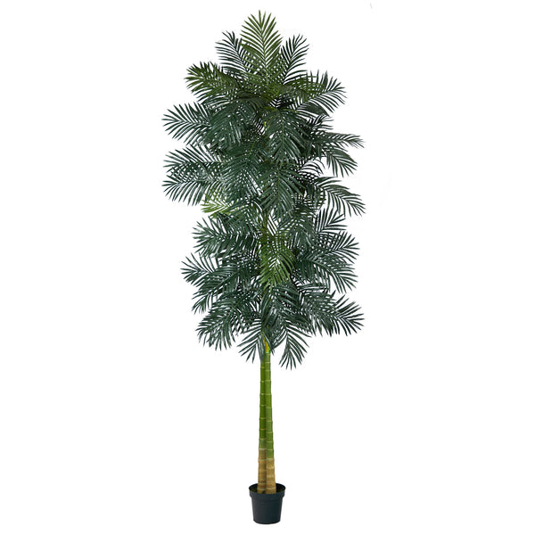 10’ Double Stalk Golden Cane Artificial Palm Tree