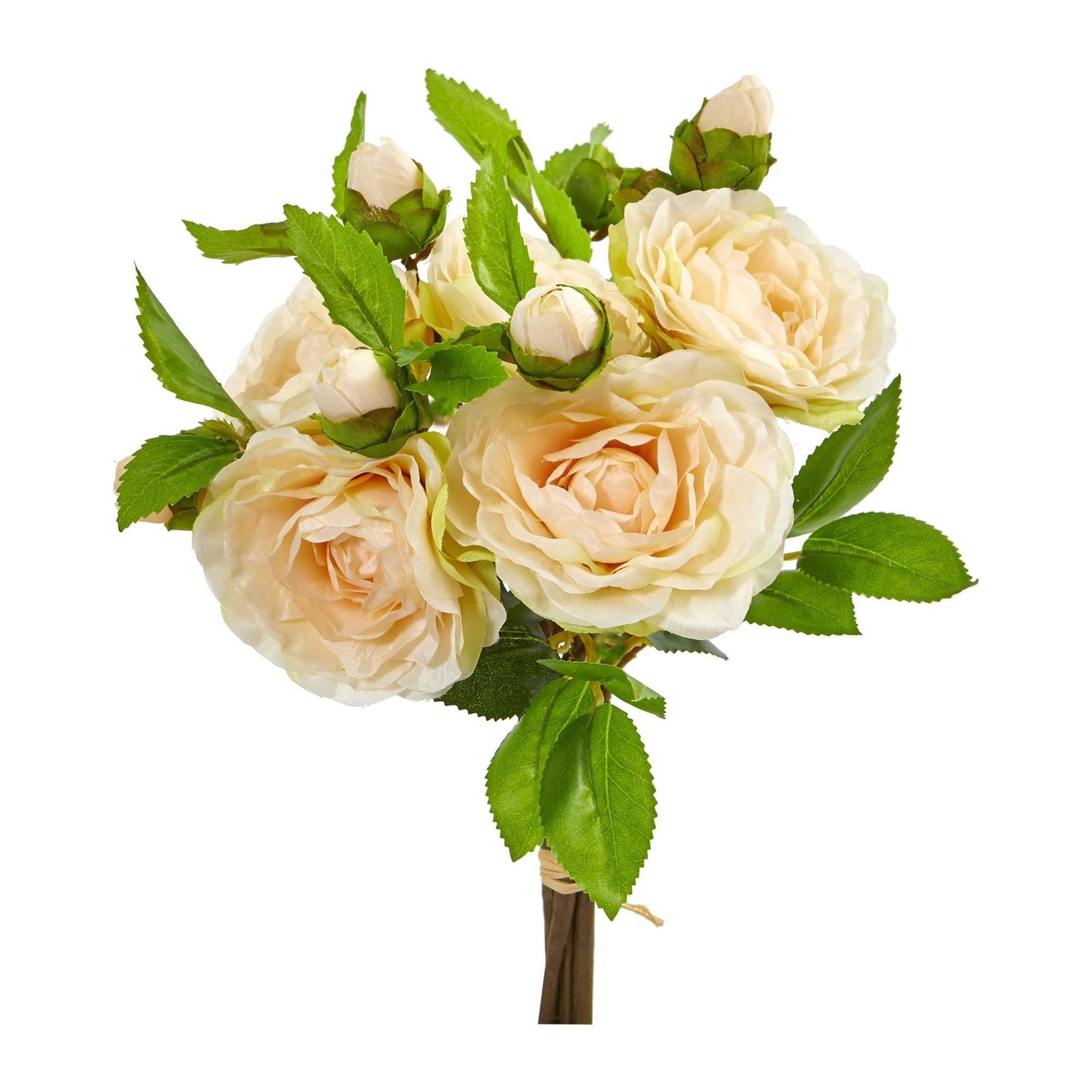 11” Camellia Artificial Flower Bouquet (Set of 4) 2253S4 Nearly Natural
