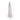 11’ Slim White Artificial Christmas Tree with 950 Warm White LED Lights and 2836 Bendable Branches