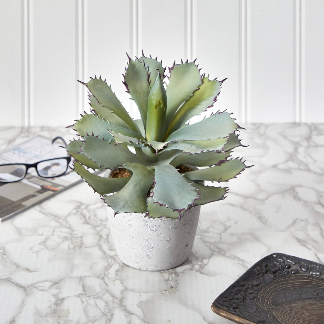 nearly natural succulents 11” Succulent Artificial Plant