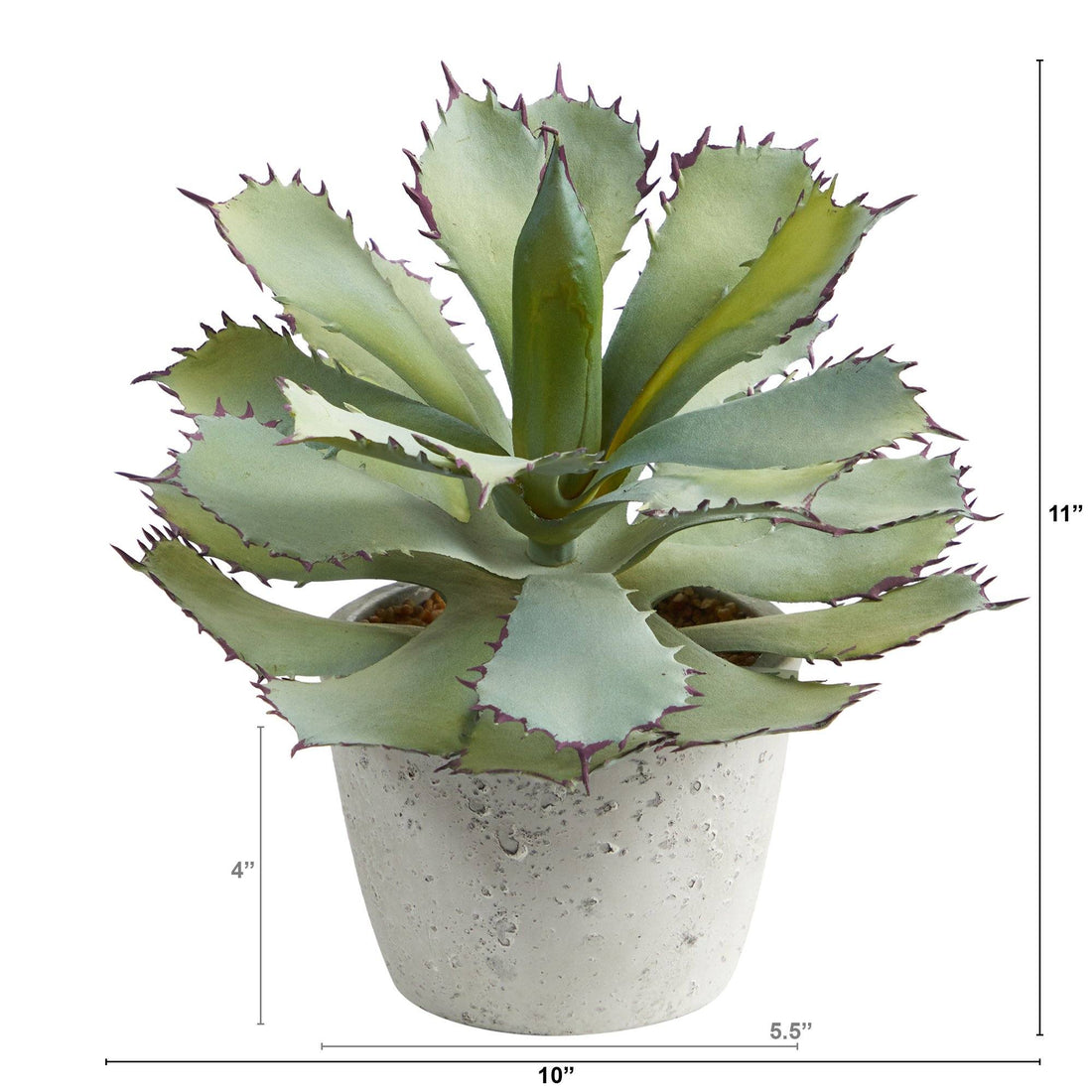 nearly natural succulents Nearly Natural 11 in. Artificial Succulent Plant