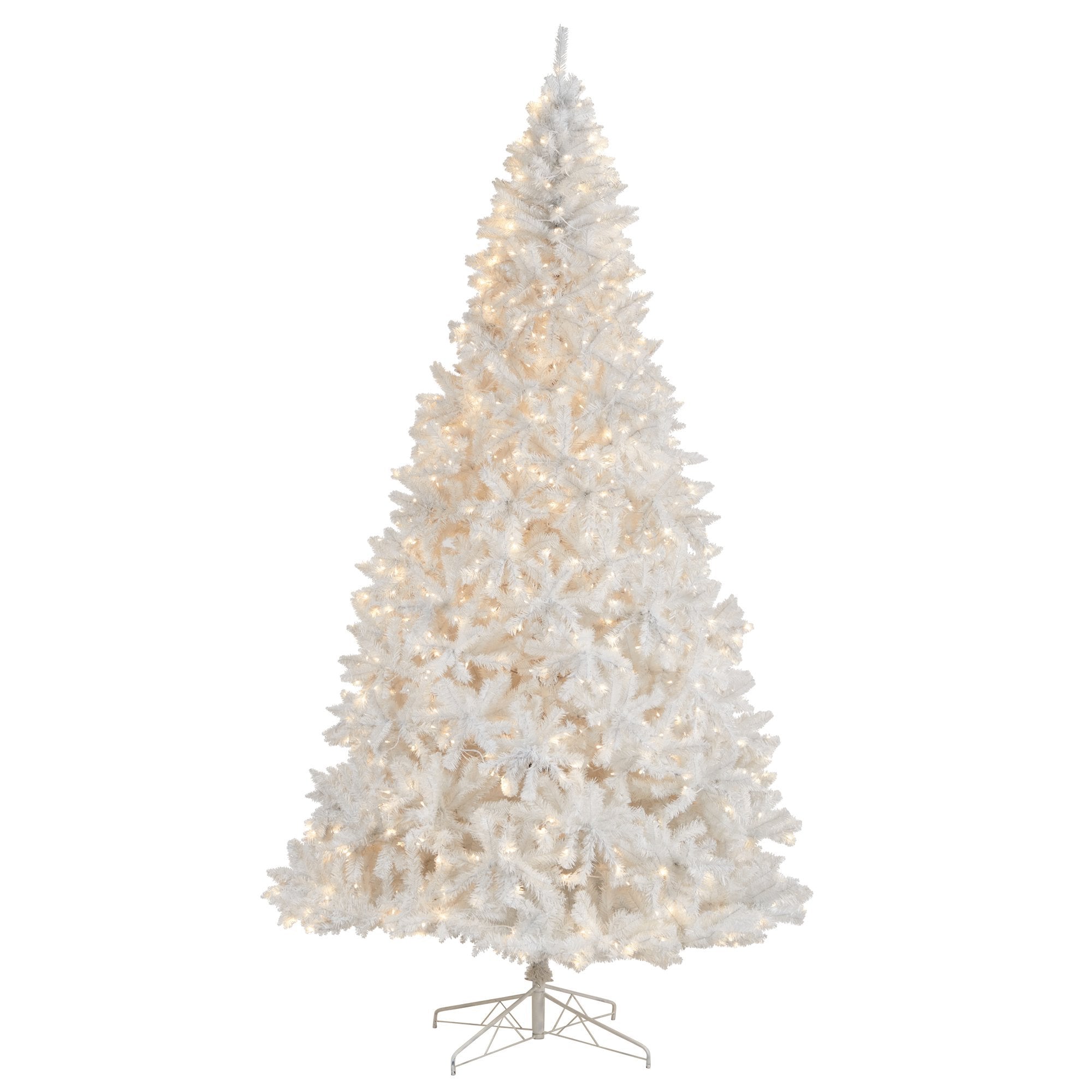 11' White Artificial Christmas Tree with 2720 Bendable Branches