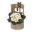 12” African Violet Artificial Plant in Faucet Planter