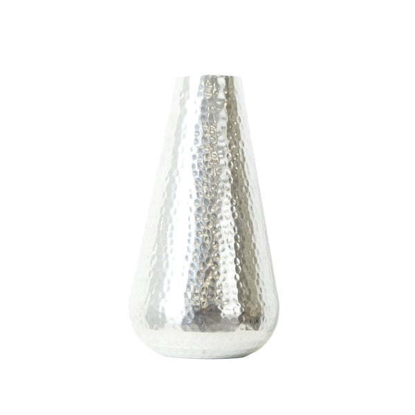 12” Aluminum Tear Drop Flower Vase