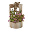 12” Eucalyptus and Sedum Artificial Plant in Faucet Planter