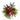 12” Holiday Winter Pinecones, Berries, Greenery and Plaid Bow Artificial Christmas Table Arrangement