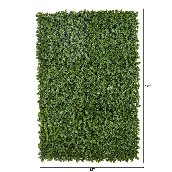 12” Succulent Artificial Wall Mat (Indoor/Outdoor) (Set of 6)