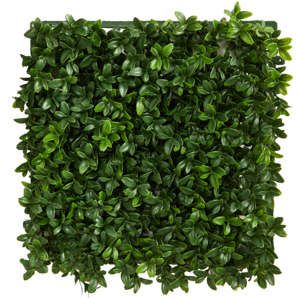 12” Tea Leaf Artificial Wall Mat (Indoor/Outdoor) (Set of 6)