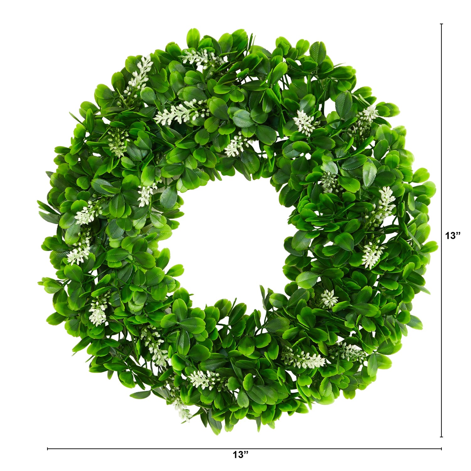 13” Jasmine Artificial Wreath