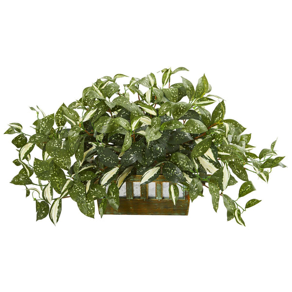 15” Florida Beauty Artificial Plant in Planter
