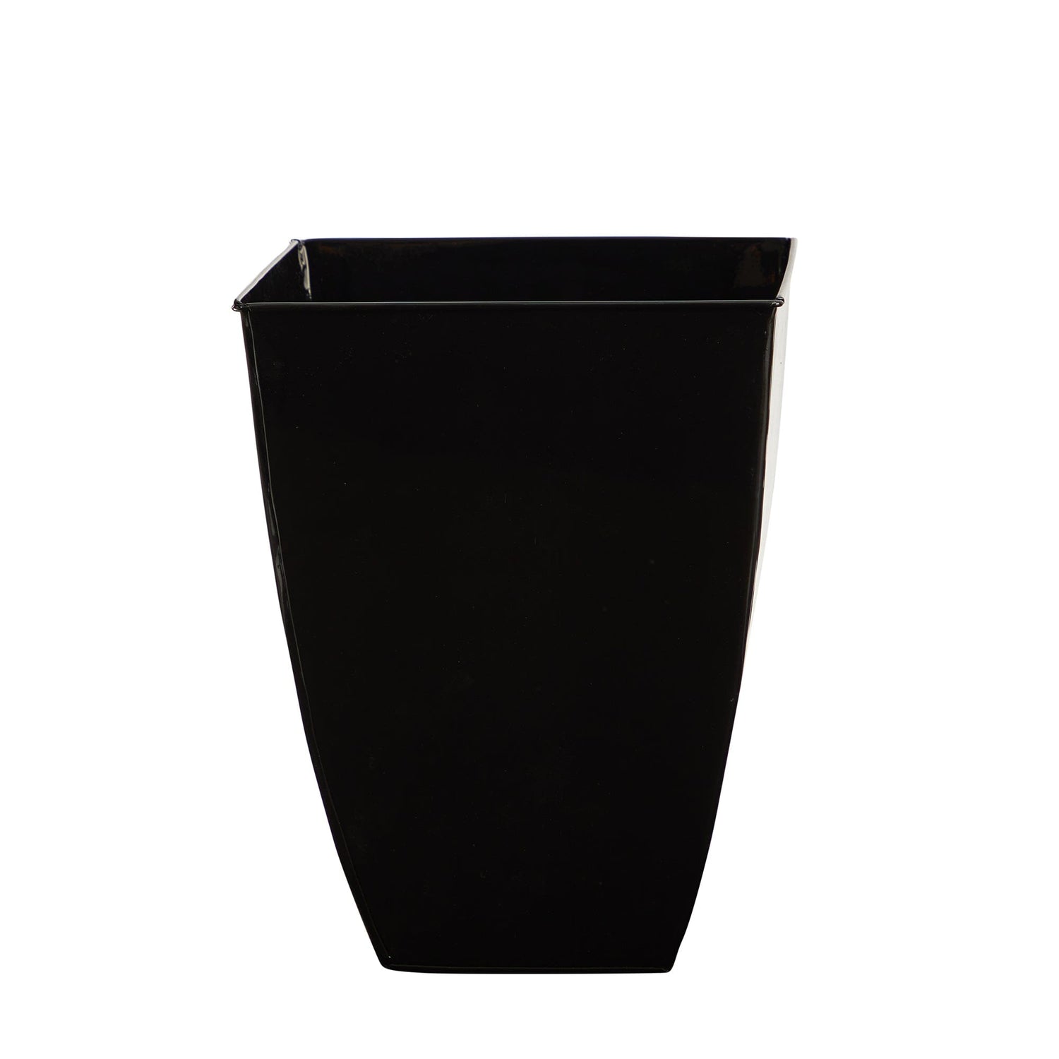 15 in square plastic planter 15” Square Tin Planter